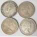 GREAT BRITAIN UK 1938-1965 . FLORINS . MIXED GRADES